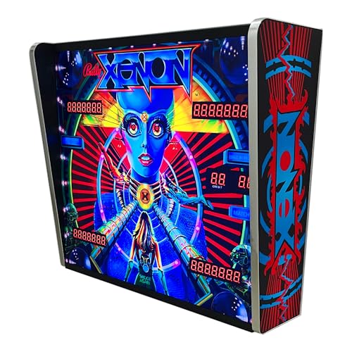 Unicview Dekorative Pinball-Rückwand, Xenon, ideal für die Dekoration von Gaming-Räumen, inklusive Fernbedienung mit verschiedenen Beleuchtungsmodi Unicview Dekorative Pinball-Rückwand, Xenon, ideal für die Dekoration von Gaming-Räumen, inklusive Fernbedienung mit verschiedenen Beleuchtungsmodi von Unicview