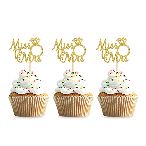 Unimall Global 24 Stück Mr & Mrs Cupcake Topper Diamantring Picks Hochzeitsdekoration Hochzeitstorten Dekoration Kuchenstecker Kuchendekoration Brautpaar Jubiläum Party Cake Zubehör, Gold Unimall Global 24 Stück Mr & Mrs Cupcake Topper Diamantring Picks Hochzeitsdekoration Hochzeitstorten Dekoration Kuchenstecker Kuchendekoration Brautpaar Jubiläum Party Cake Zubehör, Gold von Unimall Global
