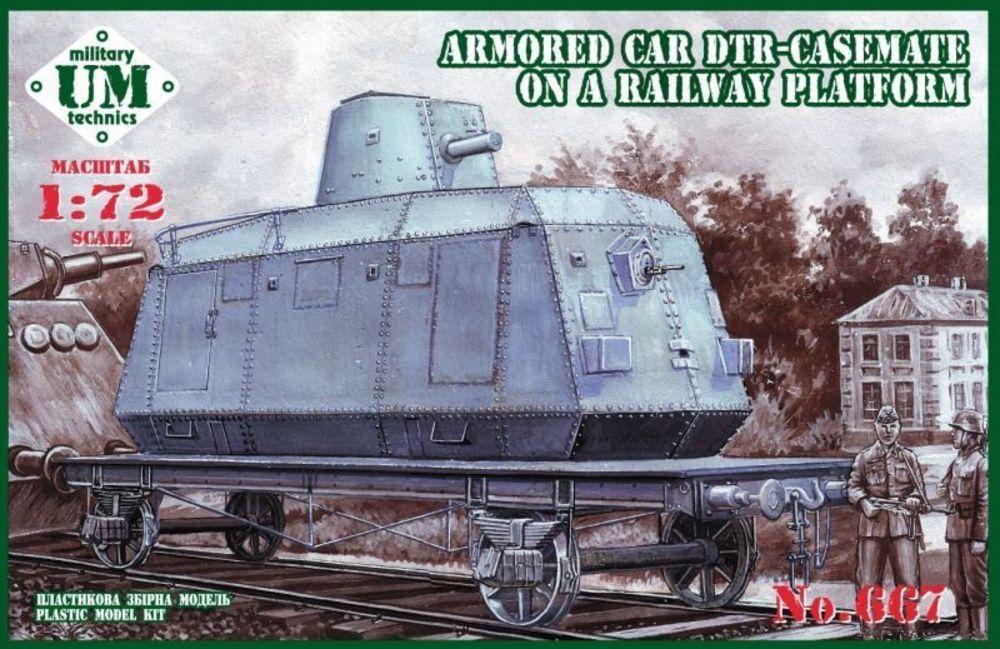 Armored car DTR-casemate on railway plat Armored car DTR-casemate on railway plat von Unimodels