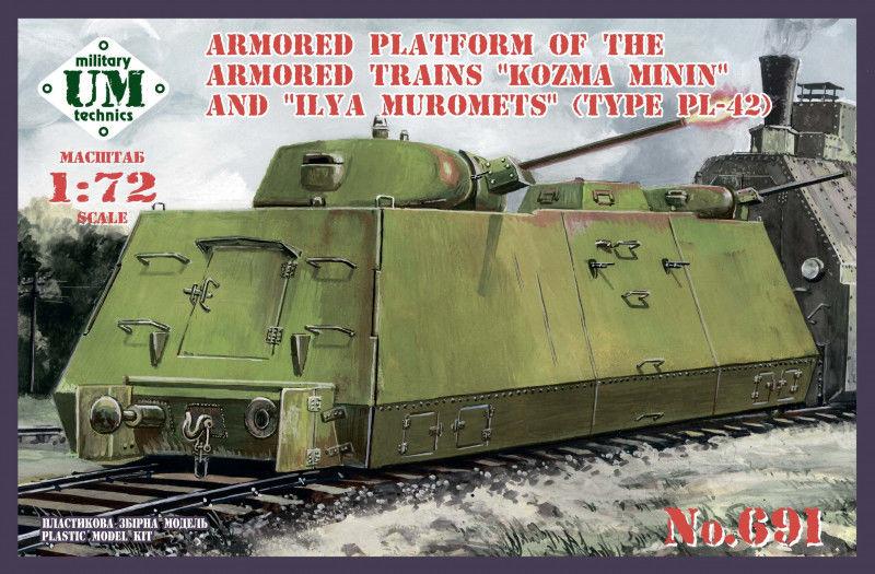 Armored platform of the armored trains Kozma Minin and Ilya Muromets Armored platform of the armored trains Kozma Minin and Ilya Muromets von Unimodels