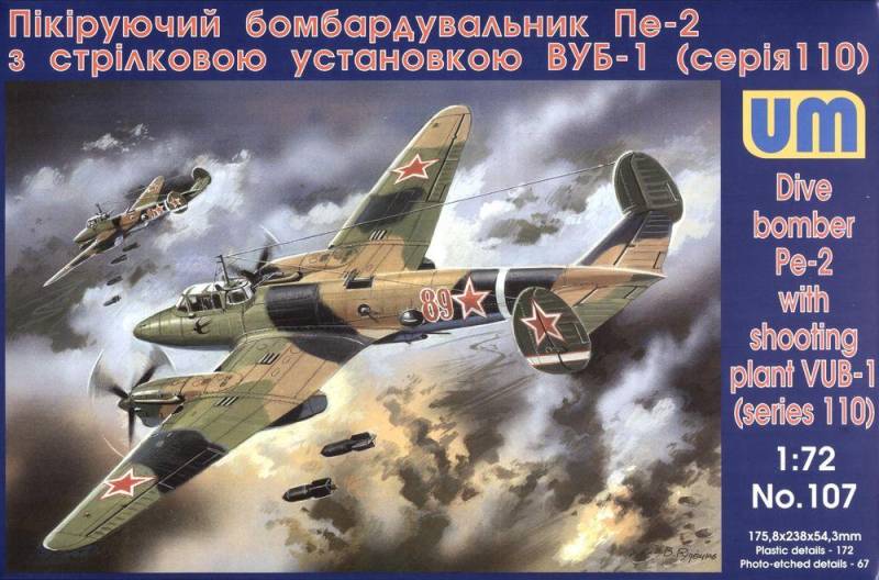 Dive Bomber Pe-2 von Unimodels