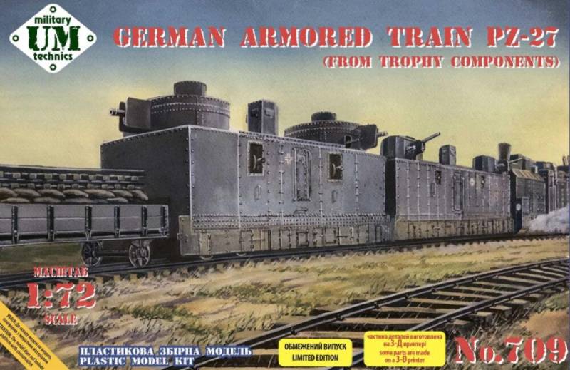 German armored train PZ-27 (trophy components) von Unimodels