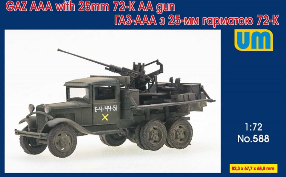 Truck GAZ-AAA with 25mm 72-K AA gun Truck GAZ-AAA with 25mm 72-K AA gun von Unimodels