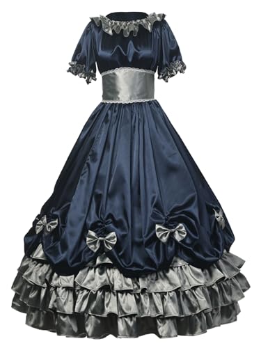 UniqKaliber 18. Jahrhundert viktorianisches Mittelalterliches Bürgerkrieg Ballkleid Cosplay Tanzkostüm Dame Prinzessin Kostüm Vintage Kleid UniqKaliber 18. Jahrhundert viktorianisches Mittelalterliches Bürgerkrieg Ballkleid Cosplay Tanzkostüm Dame Prinzessin Kostüm Vintage Kleid von UniqKaliber