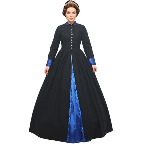 UniqKaliber Ballkleid für Damen, Bürgerkrieg, mittelalterliches Kostüm, viktorianisches Kleid, Kolonialkleid aus dem 18. Jahrhundert UniqKaliber Ballkleid für Damen, Bürgerkrieg, mittelalterliches Kostüm, viktorianisches Kleid, Kolonialkleid aus dem 18. Jahrhundert von UniqKaliber