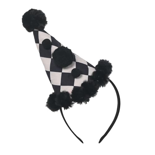 UniqKaliber Clown-Stirnband für Damen, Narrenhut, Hofnarrenkostüm, Zubehör für Halloween, Cosplay, Party UniqKaliber Clown-Stirnband für Damen, Narrenhut, Hofnarrenkostüm, Zubehör für Halloween, Cosplay, Party von UniqKaliber