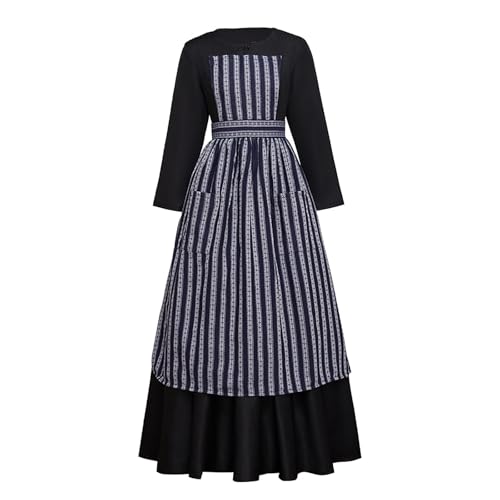 UniqKaliber Film-Sound der Musik, schwarzes Maria-Nonnenkostüm, Kleid, Anzug, Halloween, Cosplay für Damen UniqKaliber Film-Sound der Musik, schwarzes Maria-Nonnenkostüm, Kleid, Anzug, Halloween, Cosplay für Damen von UniqKaliber