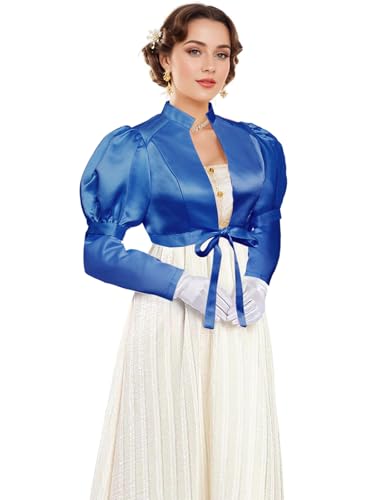 UniqKaliber Regency Spencer Jacke für Damen, hohe Taille, Bluse, Tops, viktorianisches Ballkleid UniqKaliber Regency Spencer Jacke für Damen, hohe Taille, Bluse, Tops, viktorianisches Ballkleid von UniqKaliber