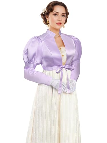 UniqKaliber Regency Spencer Jacke für Damen, hohe Taille, Bluse, Tops, viktorianisches Ballkleid UniqKaliber Regency Spencer Jacke für Damen, hohe Taille, Bluse, Tops, viktorianisches Ballkleid von UniqKaliber