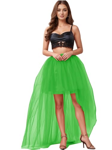 UniqKaliber Tüllrock für Damen, Tüllrock, bunt, Tutu, Ballett, Tanz, Puffrock für Hochzeit, Party, grün, XS-L UniqKaliber Tüllrock für Damen, Tüllrock, bunt, Tutu, Ballett, Tanz, Puffrock für Hochzeit, Party, grün, XS-L von UniqKaliber