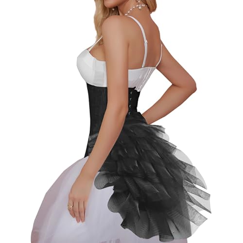 UniqKaliber Viktorianischer Rump-Pad für Damen, kurzer Steampunk-Brustle-Rock, Krawatte, Bustle, Gepäcktasche, Halloween-Kostüm-Zubehör UniqKaliber Viktorianischer Rump-Pad für Damen, kurzer Steampunk-Brustle-Rock, Krawatte, Bustle, Gepäcktasche, Halloween-Kostüm-Zubehör von UniqKaliber