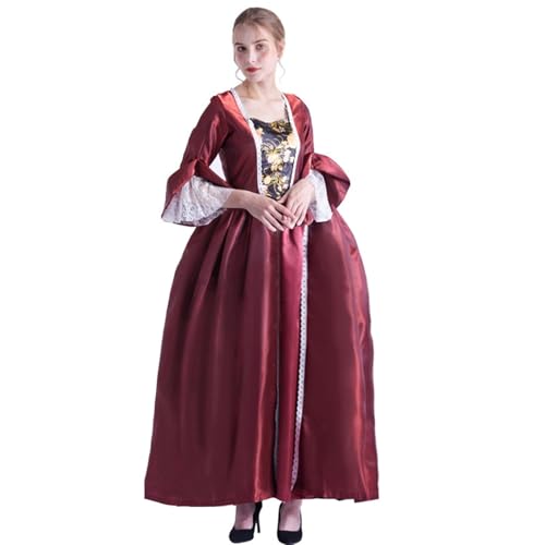 UniqKaliber Viktorianisches Kleid aus dem 18. Jahrhundert, Rokoko-Ballkleid, mittelalterliches Vampir-Maskerade-Kostüm für Palastabend UniqKaliber Viktorianisches Kleid aus dem 18. Jahrhundert, Rokoko-Ballkleid, mittelalterliches Vampir-Maskerade-Kostüm für Palastabend von UniqKaliber
