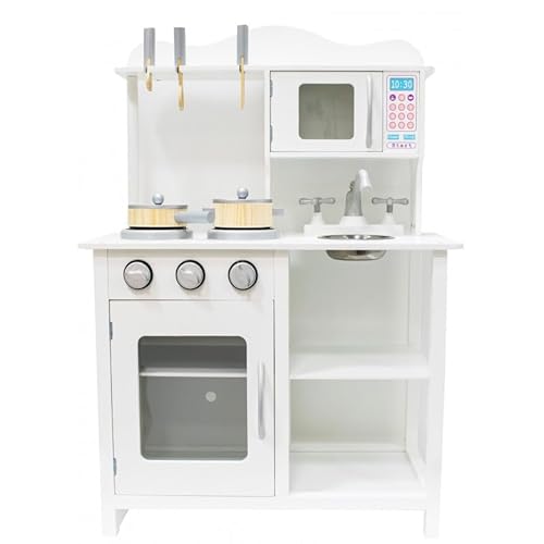 Unique Nature Kinderküche Holz Beata im Art Deco Design 84,4x60x30 cm – Spielküche ab 3 Jahren, stabile Holzküche mit Herd, Backofen, Mikrowelle & Zubehör, pädagogisch wertvoll Unique Nature Kinderküche Holz Beata im Art Deco Design 84,4x60x30 cm – Spielküche ab 3 Jahren, stabile Holzküche mit Herd, Backofen, Mikrowelle & Zubehör, pädagogisch wertvoll von Unique Nature