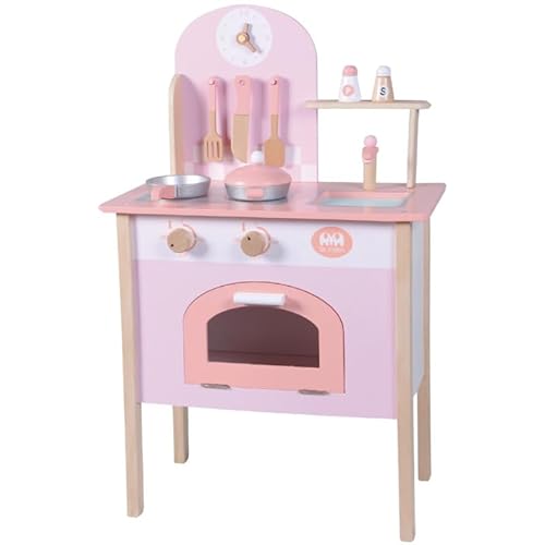 Unique Nature Kinderküche Holz JuniorKitchen Pink 77,5x48x27 cm – Spielküche ab 3 Jahren, stabile Holzküche mit Herd, Backofen, Spüle & Zubehör, pädagogisch wertvoll Unique Nature Kinderküche Holz JuniorKitchen Pink 77,5x48x27 cm – Spielküche ab 3 Jahren, stabile Holzküche mit Herd, Backofen, Spüle & Zubehör, pädagogisch wertvoll von Unique Nature