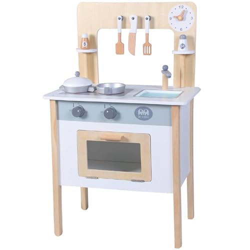 Unique Nature Kinderküche Holz JuniorKitchen White 77x48x27 cm – Spielküche ab 3 Jahren, stabile Holzküche mit Herd, Backofen, Spüle & Zubehör, pädagogisch wertvolles Holzspielzeug Unique Nature Kinderküche Holz JuniorKitchen White 77x48x27 cm – Spielküche ab 3 Jahren, stabile Holzküche mit Herd, Backofen, Spüle & Zubehör, pädagogisch wertvolles Holzspielzeug von Unique Nature