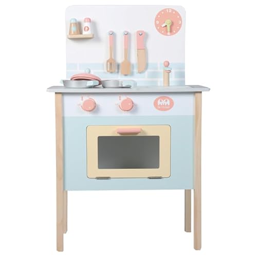 Unique Nature Kinderküche Holz KidsCookSpace 77,5x48x27 cm – Spielküche ab 3 Jahren, stabile Holzküche in Pastellfarben mit Herd, Backofen, Spüle & Zubehör Unique Nature Kinderküche Holz KidsCookSpace 77,5x48x27 cm – Spielküche ab 3 Jahren, stabile Holzküche in Pastellfarben mit Herd, Backofen, Spüle & Zubehör von Unique Nature
