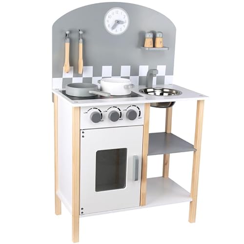 Unique Nature Kinderküche Holz TinyTreatMakers 80,4x50x27,3 cm – Spielküche ab 3 Jahren, stabile Holzküche mit Herd, Spüle, Backofen & Zubehör, pädagogisch wertvolles Holzspielzeug Unique Nature Kinderküche Holz TinyTreatMakers 80,4x50x27,3 cm – Spielküche ab 3 Jahren, stabile Holzküche mit Herd, Spüle, Backofen & Zubehör, pädagogisch wertvolles Holzspielzeug von Unique Nature