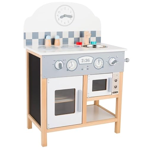 Unique Nature Kinderküche Holz YummyFunny 81x70,5x27 cm – Spielküche ab 3 Jahren, stabile Holzküche mit Herd, Backofen, Spüle & Mikrowelle, pädagogisch wertvolles Holzspielzeug Unique Nature Kinderküche Holz YummyFunny 81x70,5x27 cm – Spielküche ab 3 Jahren, stabile Holzküche mit Herd, Backofen, Spüle & Mikrowelle, pädagogisch wertvolles Holzspielzeug von Unique Nature