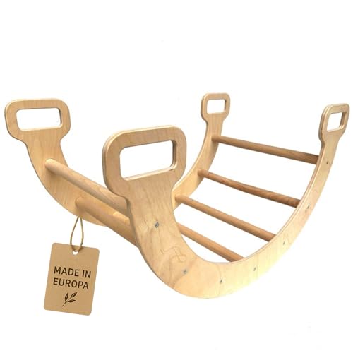Unique Nature Montessori Mini Wippe 68x37x40 cm – kompaktes Indoor Klettergerüst & Motorikspielzeug ab 1 Jahr, multifunktionales Holzspielzeug für Kleinkinder, kleine Schaukellösung für wenig Platz Unique Nature Montessori Mini Wippe 68x37x40 cm – kompaktes Indoor Klettergerüst & Motorikspielzeug ab 1 Jahr, multifunktionales Holzspielzeug für Kleinkinder, kleine Schaukellösung für wenig Platz von Unique Nature