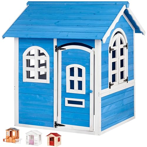 Unique Nature Spielhaus aus Tannenholz – 4 Varianten – inkl. Zubehör – für Kinder ab 3 Jahren – massives Holz – Montessori-inspiriert – Gartenhaus, Spielhütte, Kinderspielplatz Unique Nature Spielhaus aus Tannenholz – 4 Varianten – inkl. Zubehör – für Kinder ab 3 Jahren – massives Holz – Montessori-inspiriert – Gartenhaus, Spielhütte, Kinderspielplatz von Unique Nature