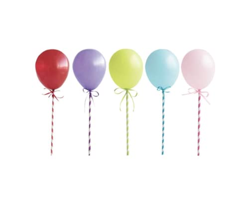 Luftballonkuchentopperdekorationen - 5er-Packung von Unique