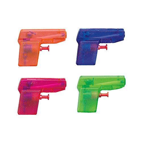 Partygeschenke - Wasserpistolen aus Kunststoff - 8er-Pack von Unique