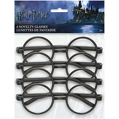 Partygeschenke - Neuheit Harry-Potter-Brillen - 4er-Pack von Unique Party