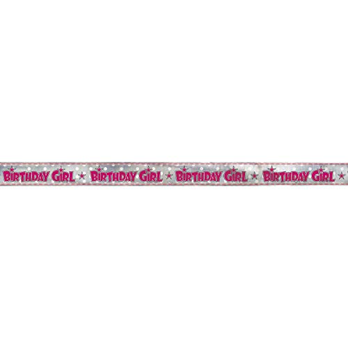 Unique Party 92187lf 12 ft Folie Rosa gestreift Birthday Girl Banner Unique Party 92187lf 12 ft Folie Rosa gestreift Birthday Girl Banner von Unique Party