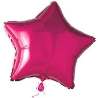 Folienballons sternförmig pink, 42 cm Folienballons sternförmig pink, 42 cm von Unique Party