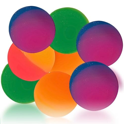 Partygeschenke - Zweifarbige Hüpfbälle - 8er-Pack von Unique