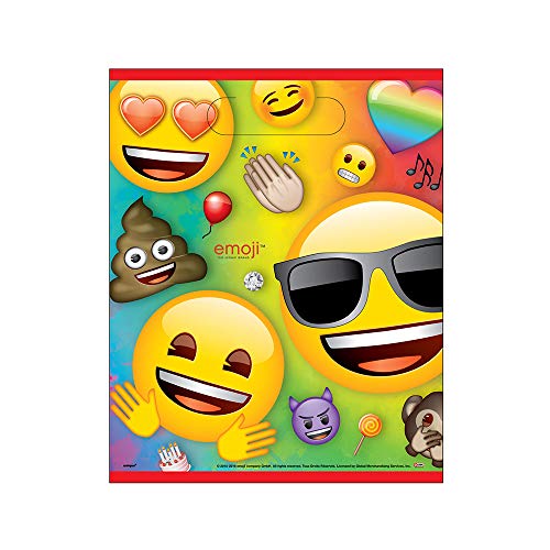 Unique Party 79443 Partytaschen - Regenbogen-Spaß Emoji Party - 8er-Pack Unique Party 79443 Partytaschen - Regenbogen-Spaß Emoji Party - 8er-Pack von Unique