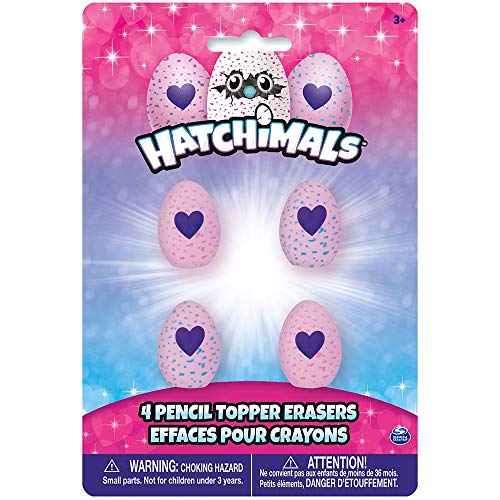 Unique Party 59329 - Hatchimals Radiergummi, 4 Stück Unique Party 59329 - Hatchimals Radiergummi, 4 Stück von Unique Party