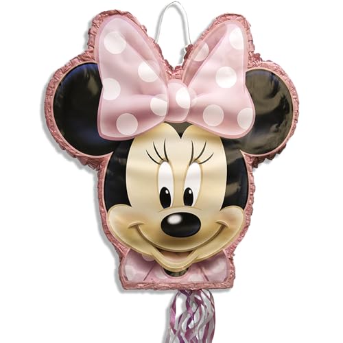 Disney Minnie Mouse-Pinata - Zugschnur von Unique Party