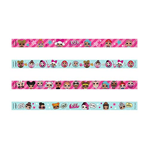 Unique Party Supplies 79120 Partygeschenke - LOL-Überraschungs-Haargummis - 4er-Pack Unique Party Supplies 79120 Partygeschenke - LOL-Überraschungs-Haargummis - 4er-Pack von Unique Party