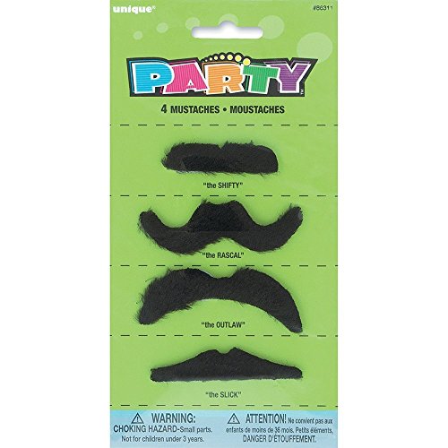 4 Schnurbärte für eine * Detektiv-Mottoparty * // 86311 // Kinder Kindertattoo Tatoo Tatto Kindergeburtstag Geburtstag Mitgebsel Geschenk Sherlock Holmes Detektiv Flo Verkleidung Karneval Fasching Schnäuzer Bart 4 Schnurbärte für eine * Detektiv-Mottoparty * // 86311 // Kinder Kindertattoo Tatoo Tatto Kindergeburtstag Geburtstag Mitgebsel Geschenk Sherlock Holmes Detektiv Flo Verkleidung Karneval Fasching Schnäuzer Bart von Unique