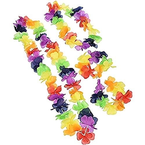 Hawaii-Girlanden-Set aus Stoff - 4er-Pack von Unique