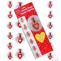 Love-Party Herz-Kaskade 2,13m, Herzchen zur Raum-Dekoration, f. Valentinstag Hochzeit Liebe Love-Party Herz-Kaskade 2,13m, Herzchen zur Raum-Dekoration, f. Valentinstag Hochzeit Liebe von Unique