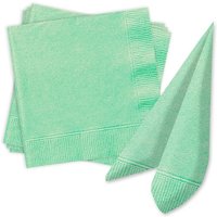 Papierservietten in mintgrün, 20 Stück von Unique
