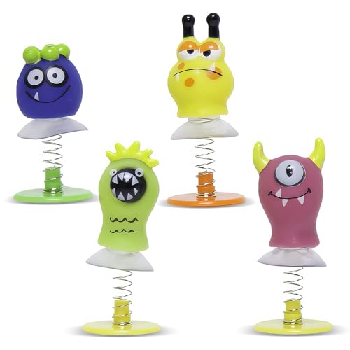 Partygeschenke - Süße Monster Feder-Pop-Ups - 4er-Tüte Partygeschenke - Süße Monster Feder-Pop-Ups - 4er-Tüte von Unique