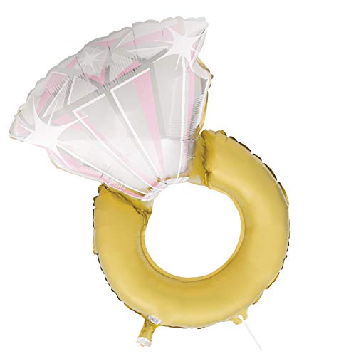 Riesen Folien-Diamantring-Luftballon - 63 cm Riesen Folien-Diamantring-Luftballon - 63 cm von Unique