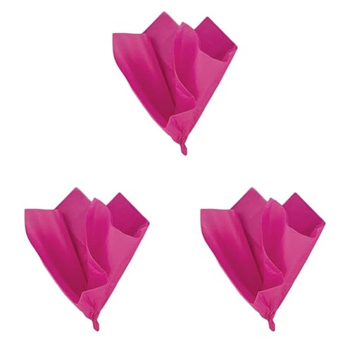 Seidenpapier-Blätter - Dunkelrosa - 10er-Pack (Packung mit 3) von Unique