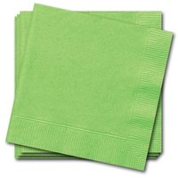 Servietten grasgrün 20 Stück einfarbige Papierservietten, 33cm von Unique