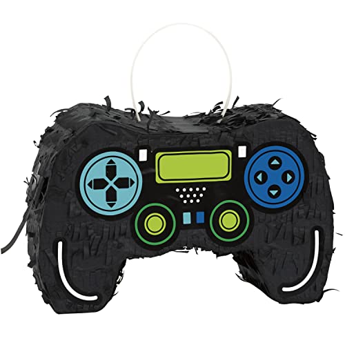Unique 25209 - Mini-Controller Pinata-Geschenk Dekoration – Gamer Geburtstagsparty – 1 Stück (1 Packung) von Unique