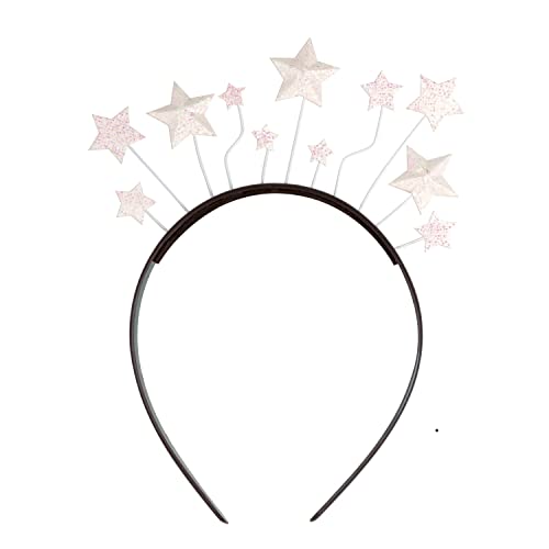 Unique 26349 - Glitzerstern-Stirnband – 1 Stück (1 Packung) von Unique