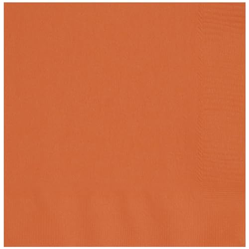 Unique 80592 - Papierservietten – 16,5 cm – Orange Farbe– 50 Stück (1 Stück) Unique 80592 - Papierservietten – 16,5 cm – Orange Farbe– 50 Stück (1 Stück) von Unique