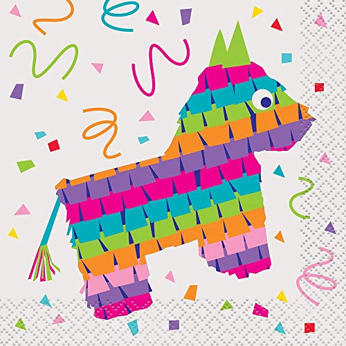 Unique Party 58681 – Mexikanische Fiesta Cocktail-Servietten, 16 Stück Unique Party 58681 – Mexikanische Fiesta Cocktail-Servietten, 16 Stück von Unique Party