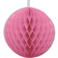 Wabenball rosa, 20cm, mit Schnur zum Aufhängen, Papier, 1 Stück von Unique