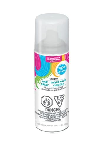 Weißes Haarspray - 133 ml von Unique