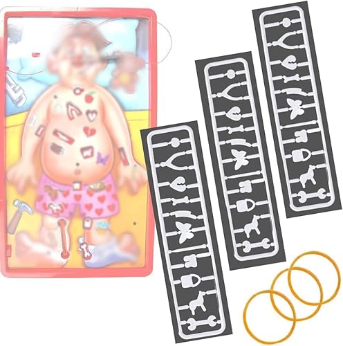 Uniqwamo 3 Sets – Geschicklichkeitsspiel und Ersatzteil (Operationsspiel nicht im Lieferumfang enthalten) von Uniqwamo