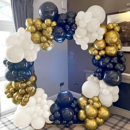 Unisun Schwarz Gold Ballons Bogen Kit, 143 Pcs Schwarz Gold Luftballons Girlande mit Sand Weiße Ballons für Männer Frauen Geburtstagsfeier Dekoration Hochzeit Jubiläum Baby Shower Graduation Neujahr Unisun Schwarz Gold Ballons Bogen Kit, 143 Pcs Schwarz Gold Luftballons Girlande mit Sand Weiße Ballons für Männer Frauen Geburtstagsfeier Dekoration Hochzeit Jubiläum Baby Shower Graduation Neujahr von Unisun